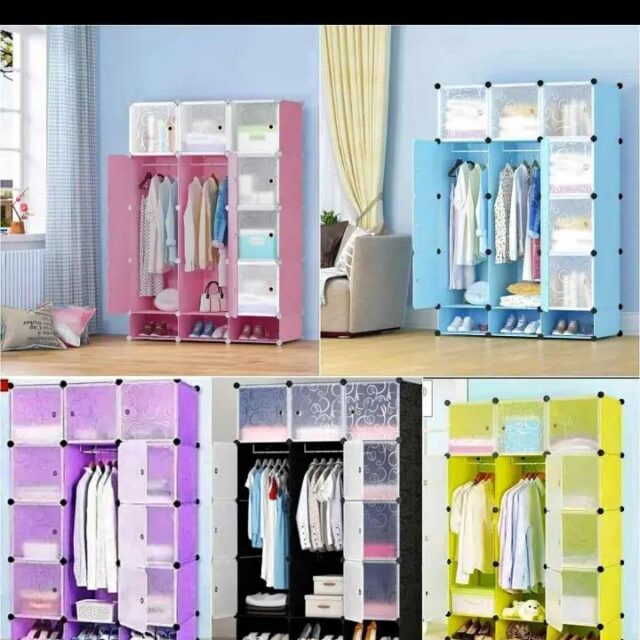 3 Column Plastic Wadrobe