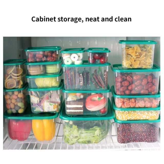 17 pcs food storage container with lids